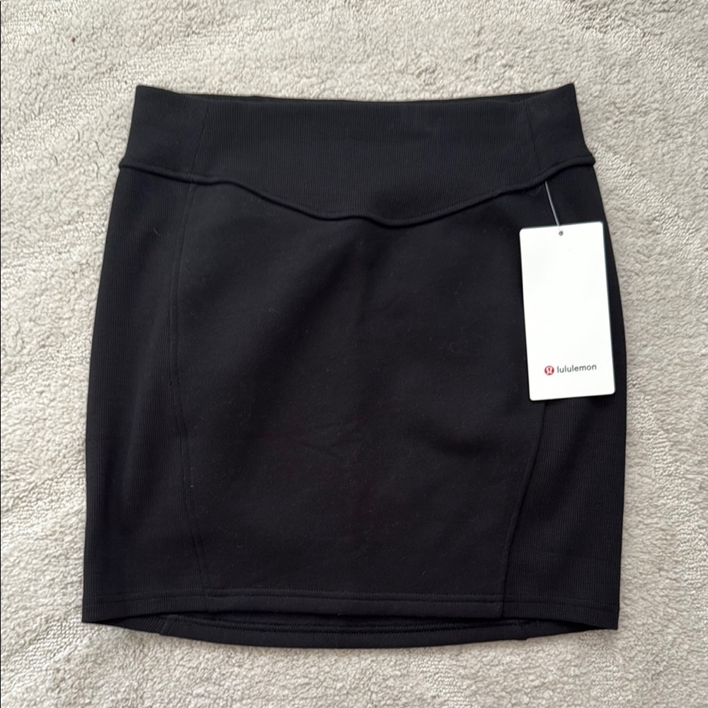 Lululemon Athletica Black Mini Skirt